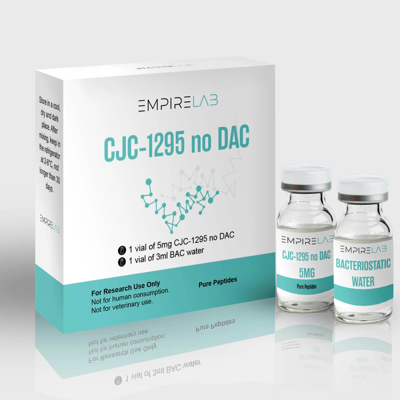 CJC-1295 NO DAC 5mg + 3ml BAC